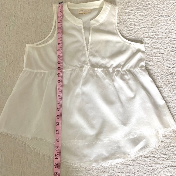 Cloth and Stone Fringed Sleeveless Top - Picture 10 of 12